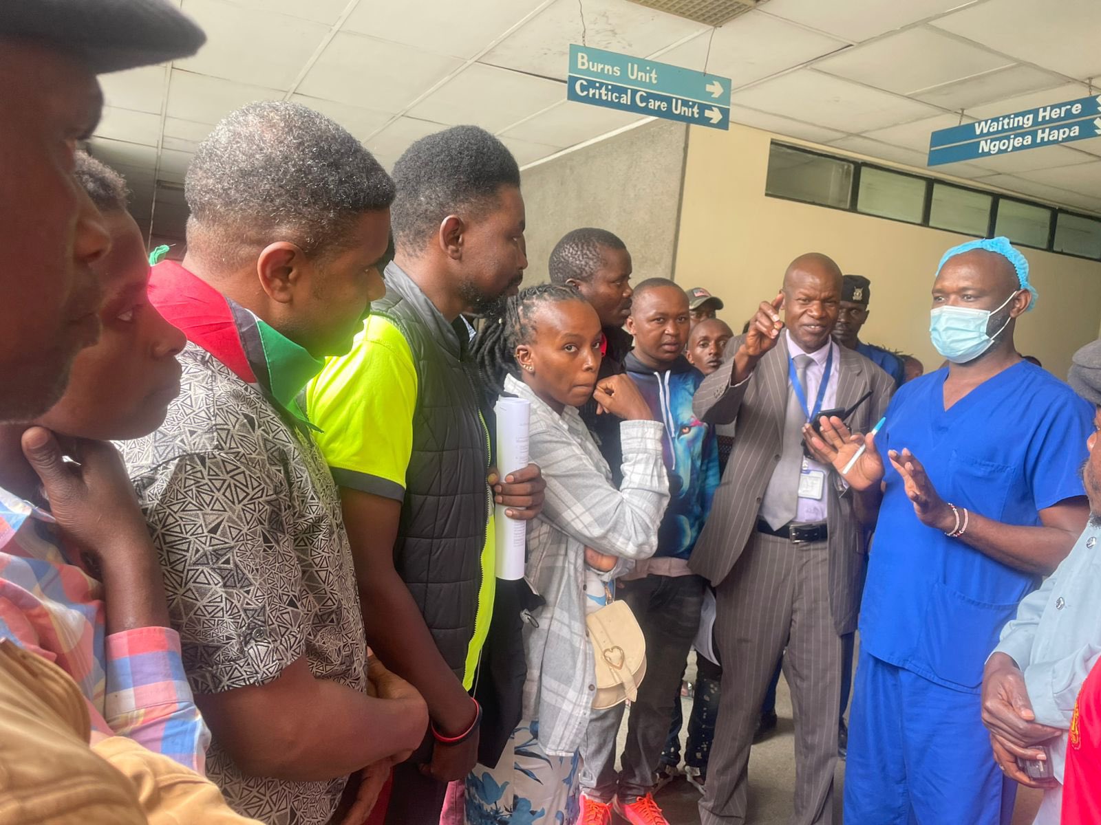 Mask vendor shot during Tuesday's protest remains in critical condition - KNH