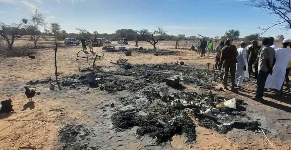 Sudanese army drone strike hits girls’ school shelter, kill eight civilians in West Kordofan - The aftermath of drone and artillery fire exchange between the Sudanese army and RSF across the country's Kordofan region on June 9, 2025. (Photo: Sudan Tribune)
