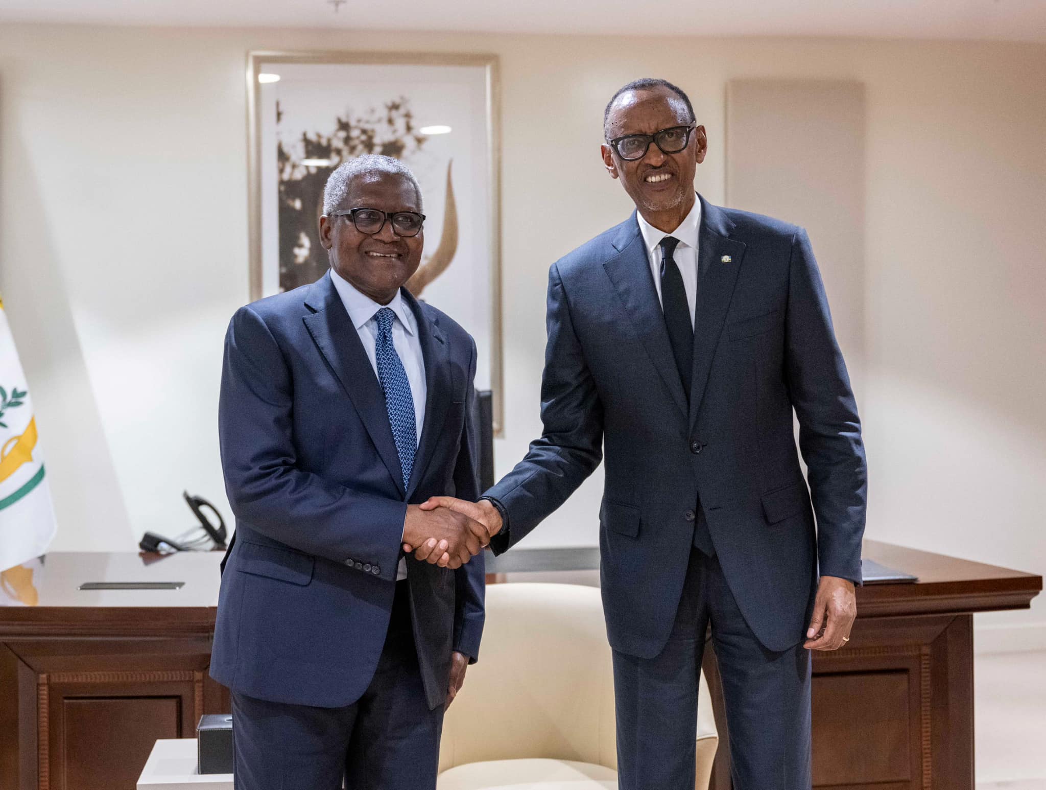 Kagame lauds Dangote’s push for African-led development