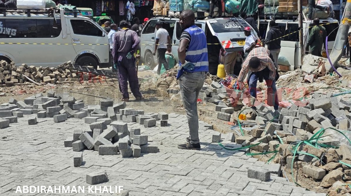 Rehabilitation of Eastleigh’s Athumani Kipanga Street begins amid mixed reactions from traders and residents