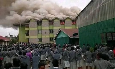Fire erupts at Embakasi Girls Secondary School in Mukuru, no injuries reported so far