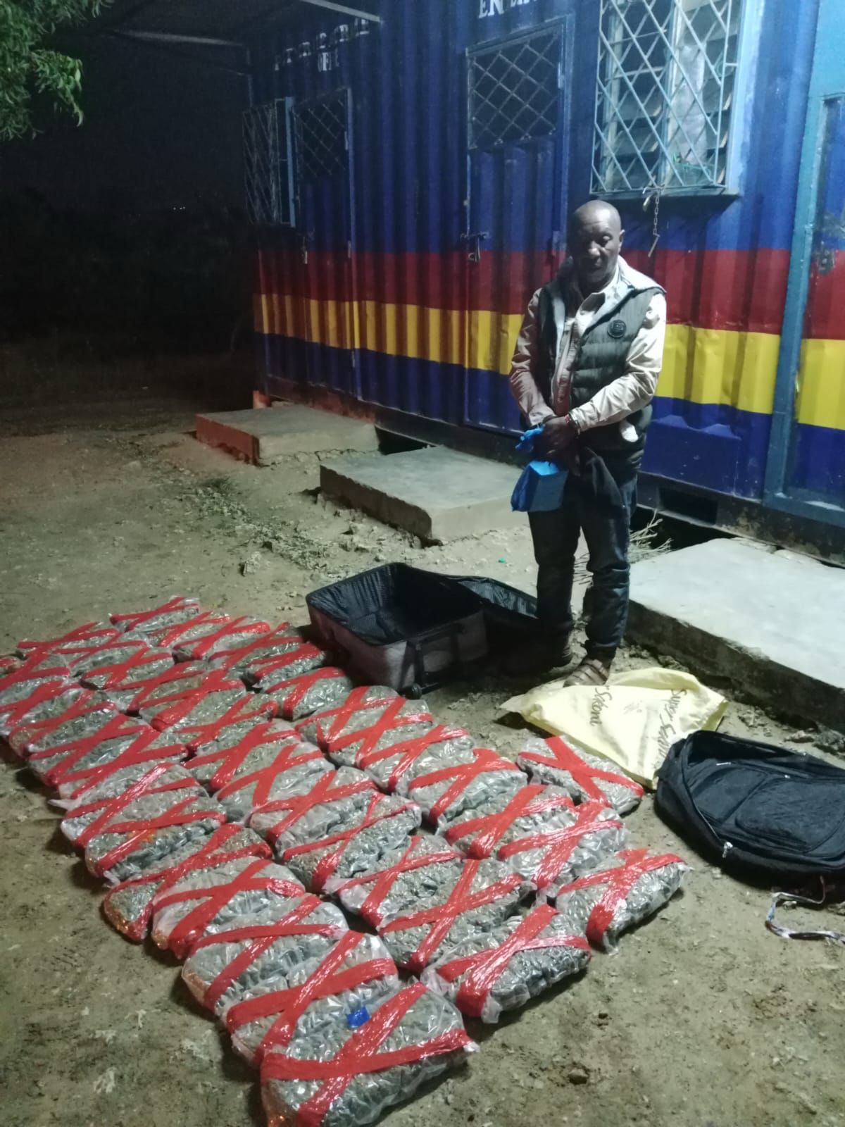 Police nab notorious drug trafficker carrying skank on Mombasa highway