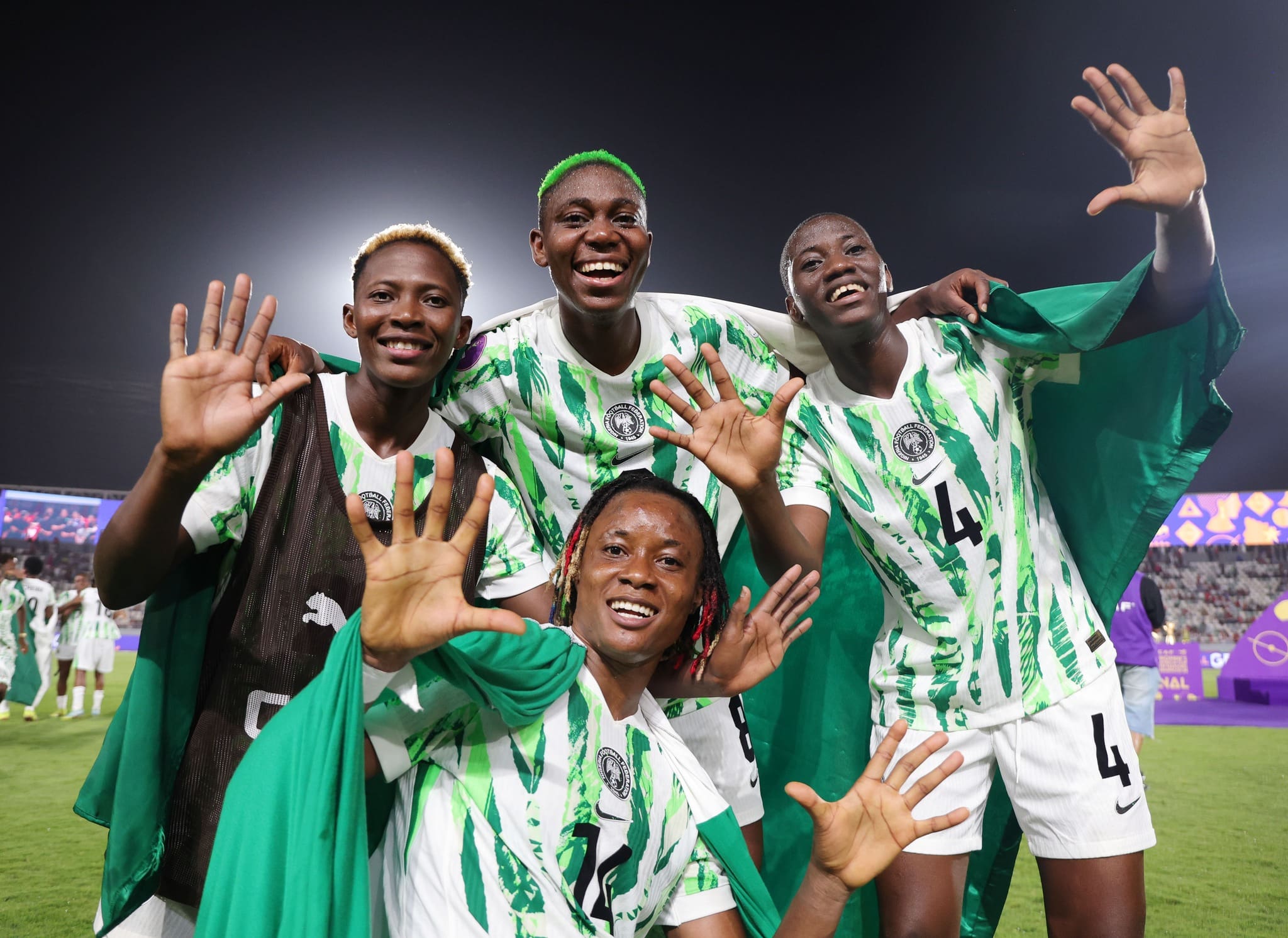 Nigeria’s Super Falcons stun Morocco with dramatic comeback to clinch 10th WAFCON title