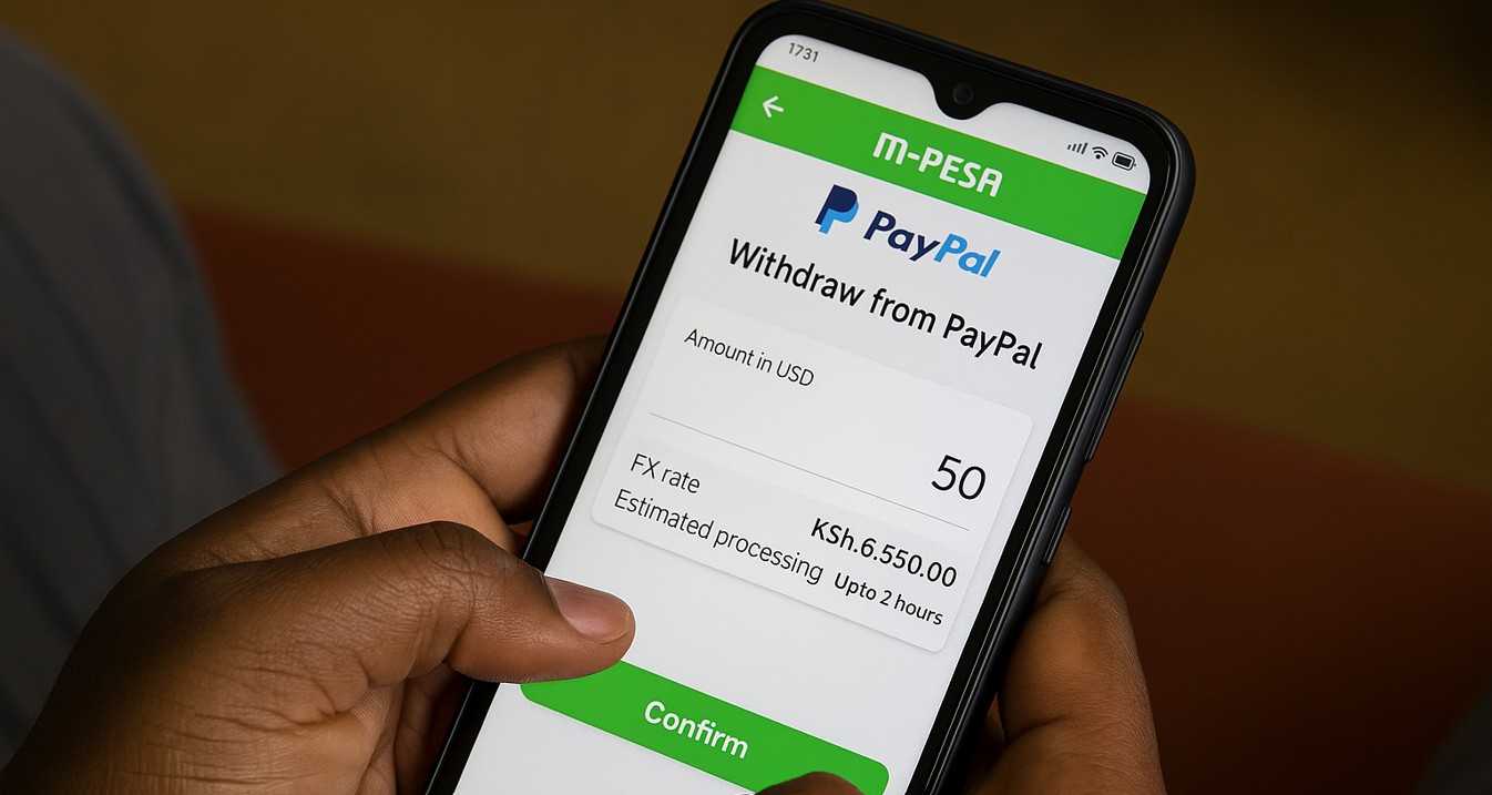 Safaricom enables direct PayPal withdrawals via M-Pesa app for Kenyan users