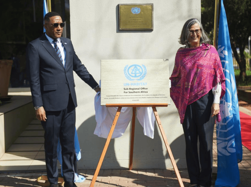 UN-Habitat sub-regional office for southern Africa launched in Botswana