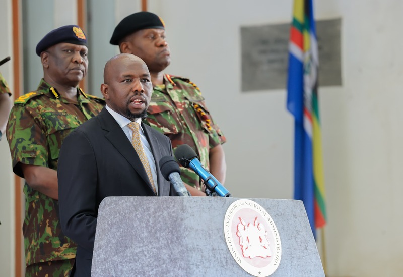 'Wearing uniform doesn’t justify misconduct or killings', Interior CS Kipchumba Murkomen warns police