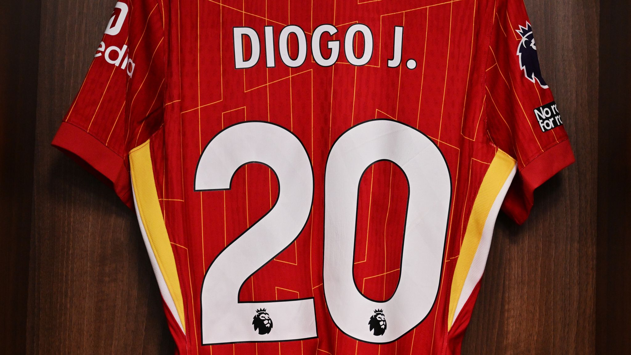 Liverpool retires jersey number 20 in honour of Diogo Jota