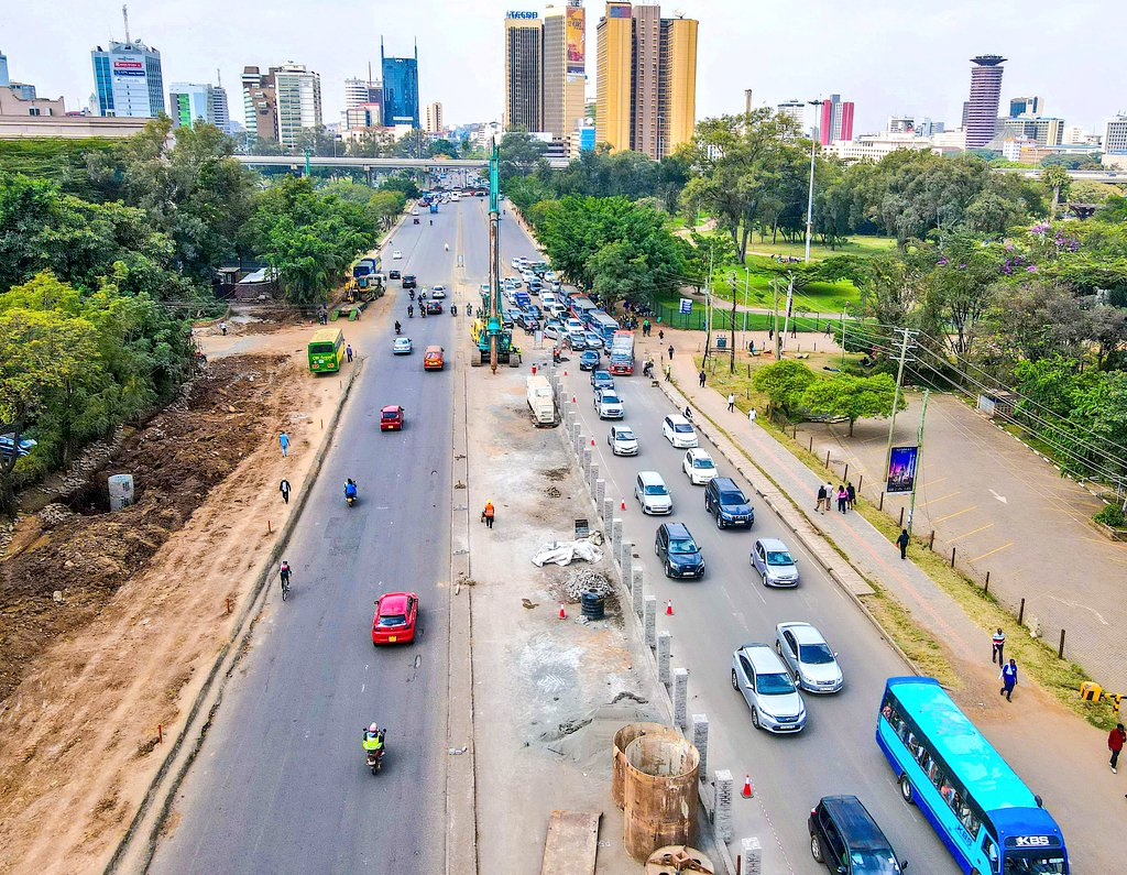 KURA dispels rumours over ‘strange structures’ on Kenyatta Avenue