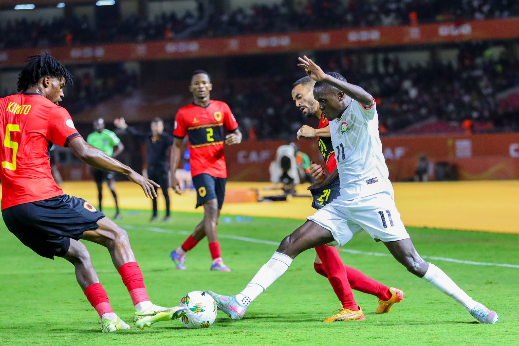 10-man Kenya battle to a 1-1 draw in CHAN thriller