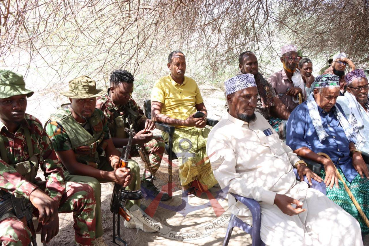 KDF engages Wajir leaders to bolster security along Kenya-Somalia border