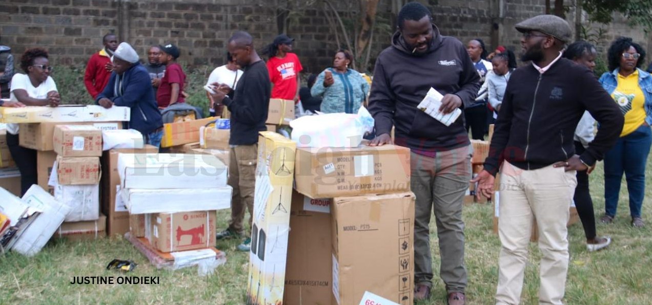 Kamukunji youth receive business equipment from Ruto to boost employment and income