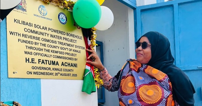 Kwale County brings clean water to villages with solar-powered desalination plants