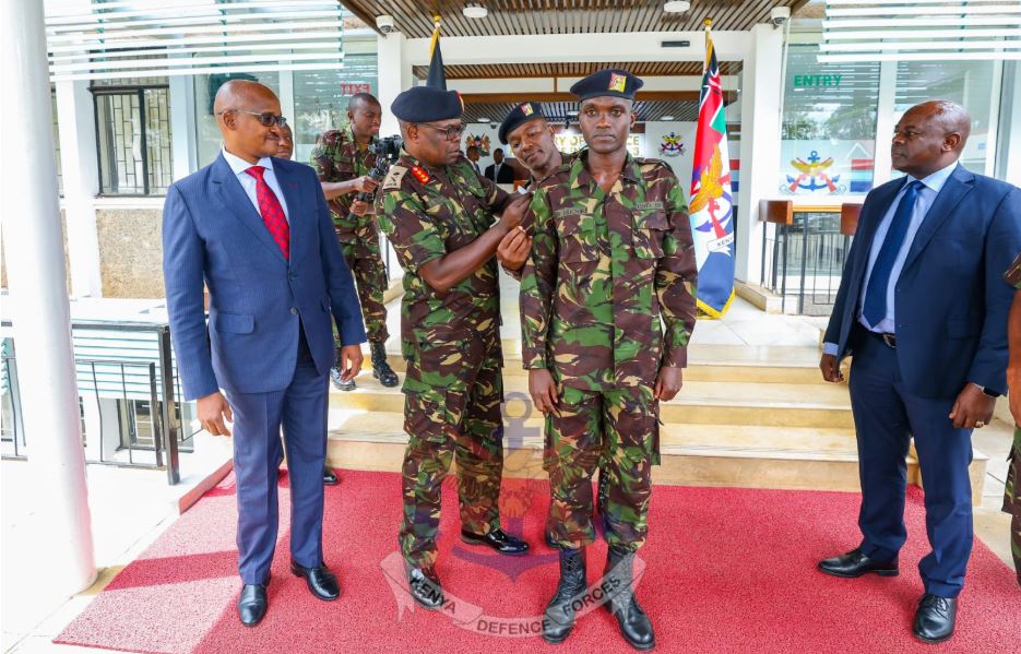 Ulinzi Stars Captain Boniface Muchiri promoted to Corporal for CHAN exploits