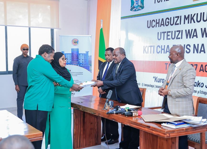 Tanzania's electoral body disqualifies opposition candidates, leaving President Samia Suluhu with little competition