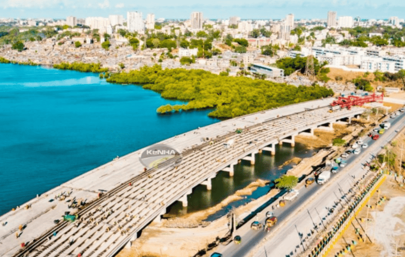 Traffic chaos in Mombasa after KeNHA closed Makupa–Changamwe section for road works