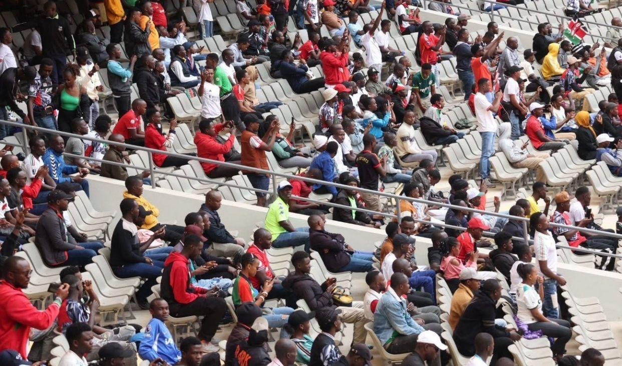 Fans breach security at Kasarani over ticket chaos ahead of Kenya vs DR Congo match