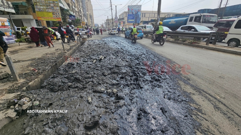 Sludge dumping by Nairobi's Green Army sparks health, safety concerns along Eastleigh's General Wariungi Street