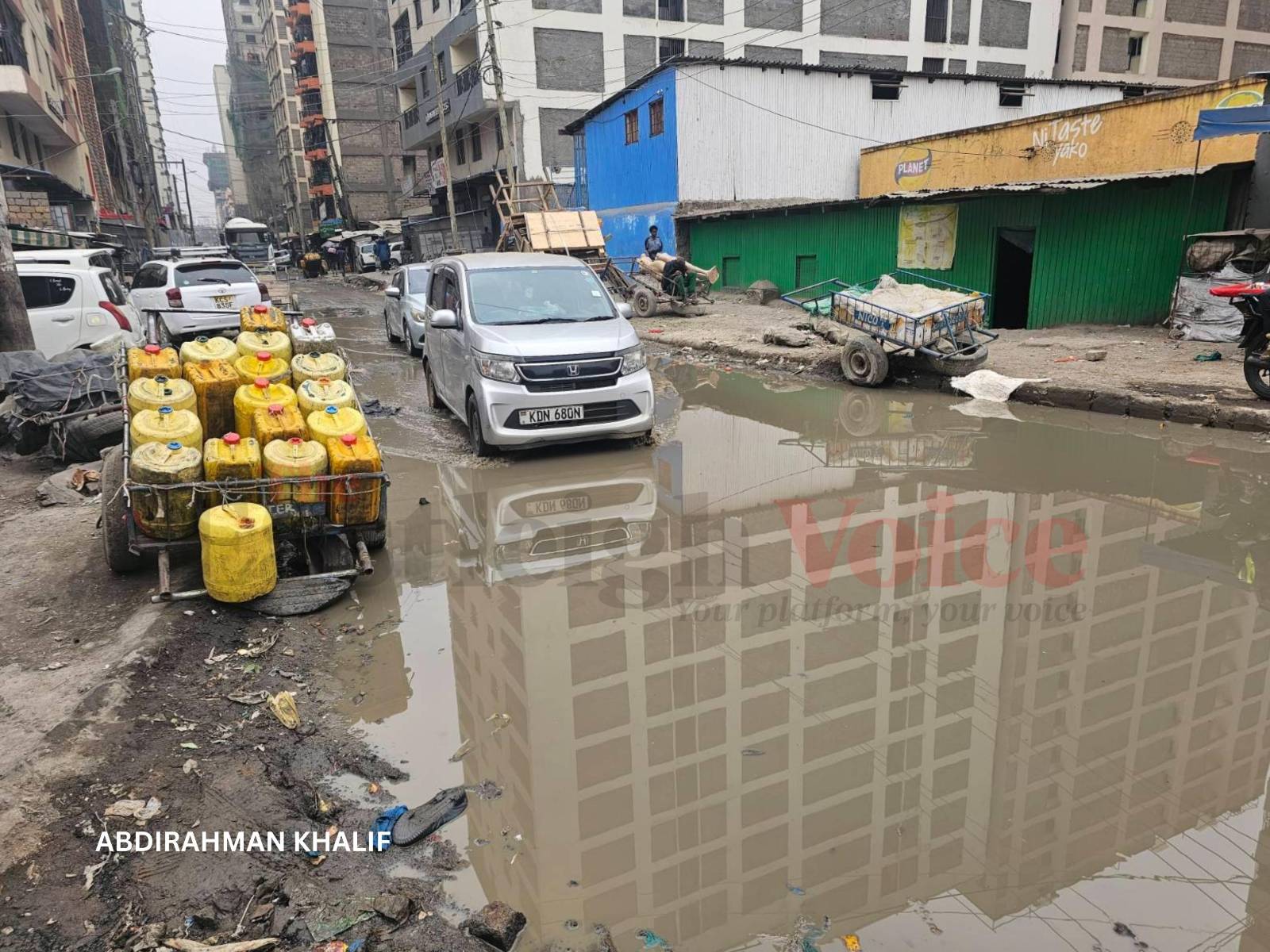 Residents of Eastleigh’s Seventh Street demand urgent road repairs