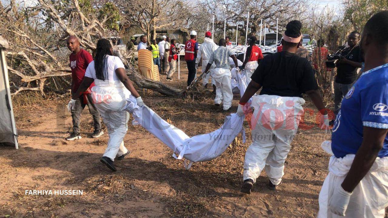 Four more bodies exhumed in Kwa Binzaro, pathologist says graves scattered, victims buried naked