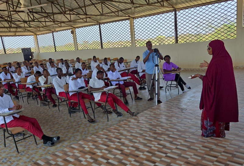 Garissa college leads fight against human trafficking with career outreach in County High School