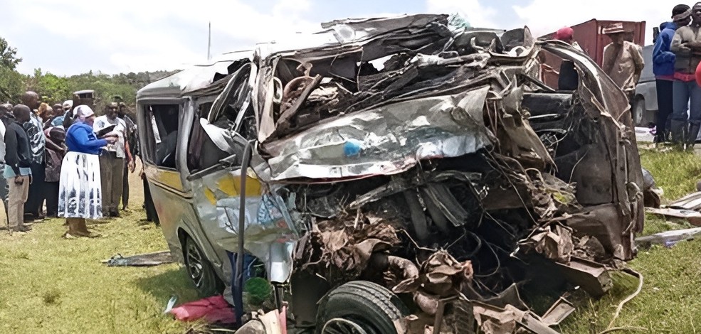 13 dead, several injured in matatu-lorry collision on Nakuru–Nairobi highway