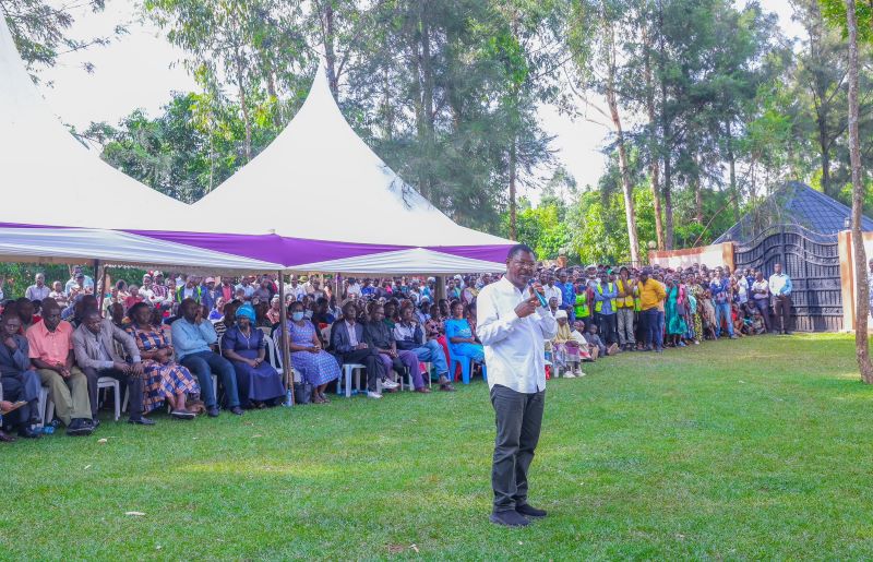 Wetang’ula urges Kenyans to speak out against GBV, protect survivors