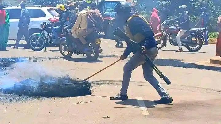 Marsabit on edge as boda boda riders clash with police over brutal killing