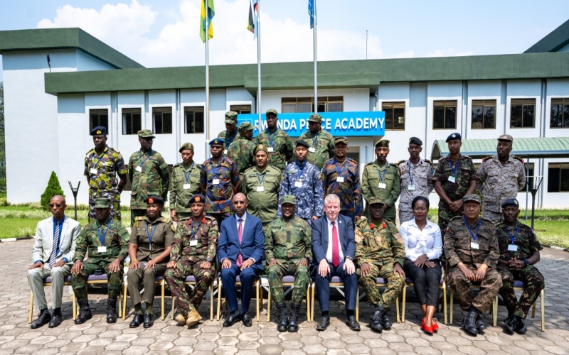 Eastern African military commanders in Rwanda for key training