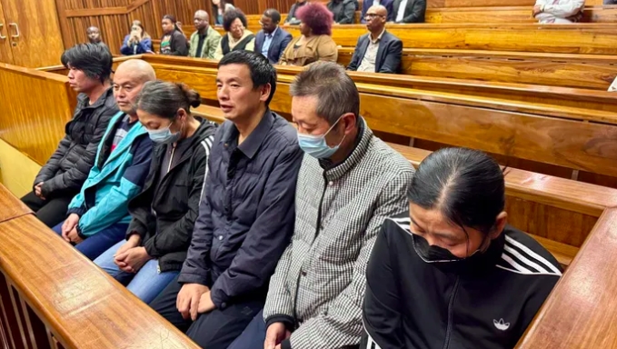 South Africa jails seven Chinese nationals for 20 years each over human trafficking