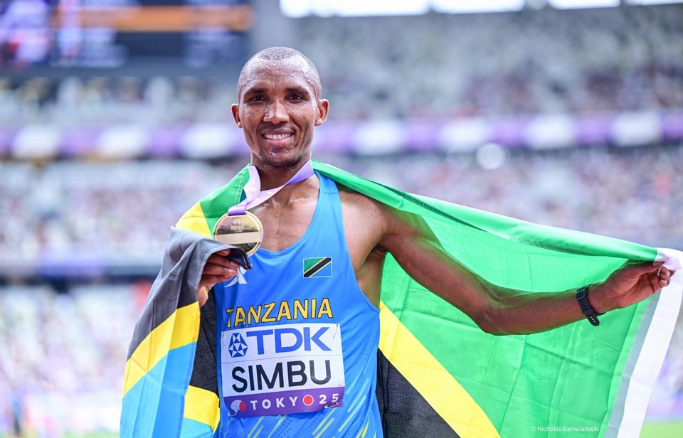 Tanzania makes history as Alphonce Simbu wins men’s marathon gold at 2025 Tokyo World Championships