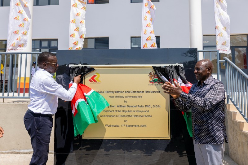 President Ruto launches Mombasa Commuter Rail Service, slashes travel costs to Sh50