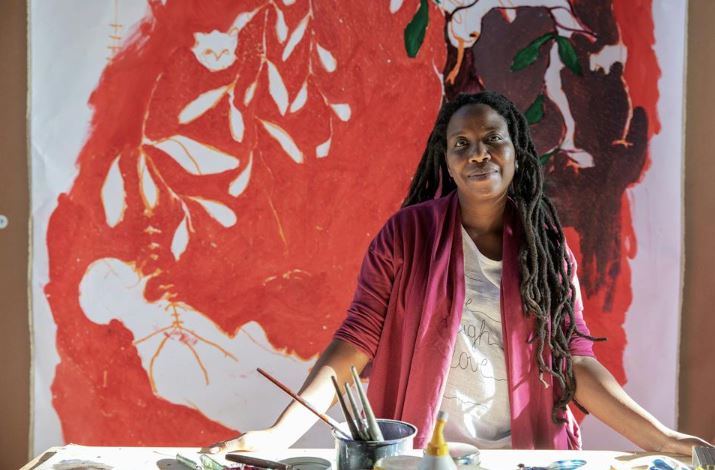 Zimbabwean artist Portia Zvavahera turns her prayers into paintings