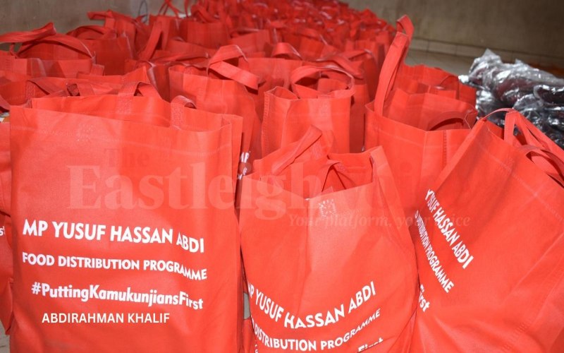 MP Yusuf Hassan donates food, blankets to victims of three Kamukunji fire incidents