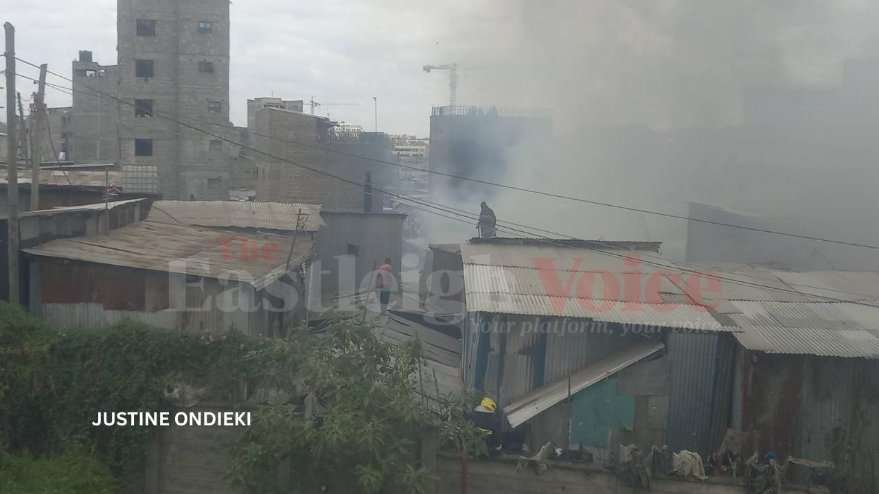 Fire guts several houses at Kanuku informal settlement in Kamukunji’s California Ward