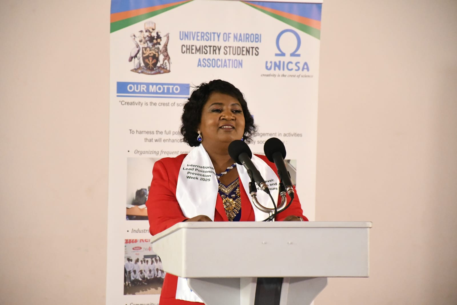 Second Lady Joyce Kithure calls for tougher action to eliminate lead exposure in Kenya