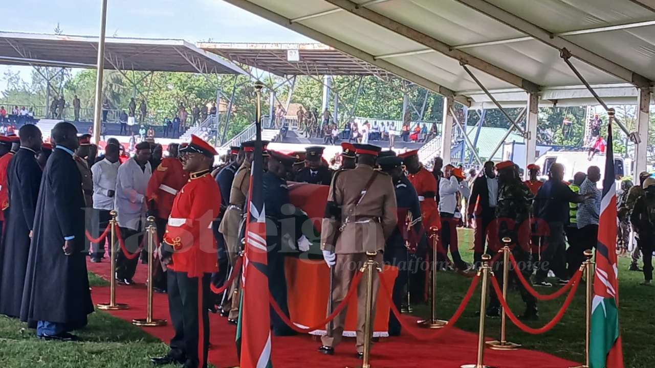 Emotional scenes at Mamboleo grounds as Kisumu bid goodbye to Raila Odinga