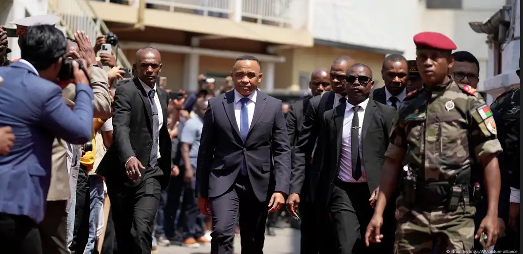 Madagascar coup leader Michael Randrianirina sworn in as president after Rajoelina’s ouster