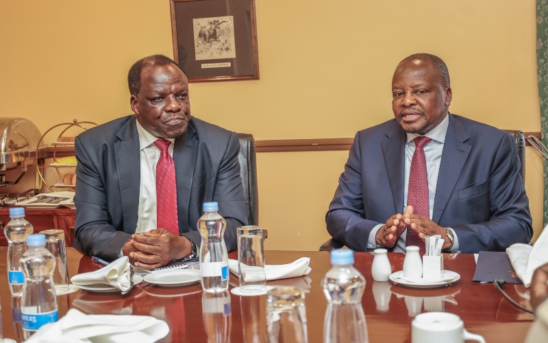 Kagwe and Oparanya push for digital coffee auction, target triple production