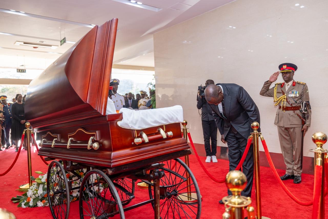 Watch: Lying-in-State of the late Prime Minister Raila Odinga, Parliament Buildings, Nairobi