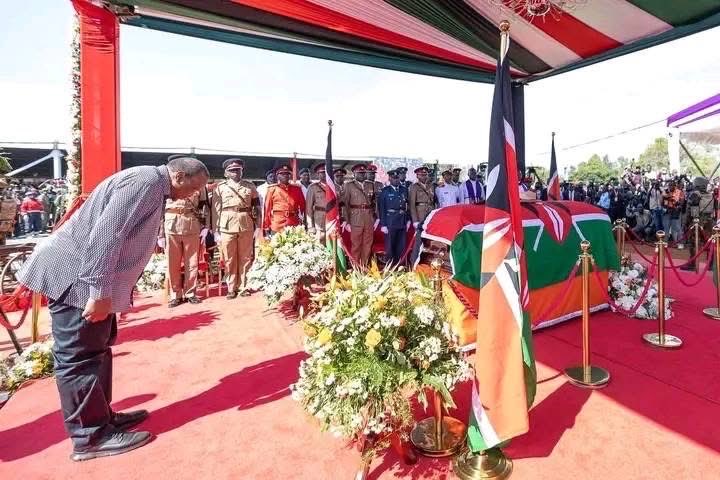 We shall miss your wisdom and laughter- Uhuru says in his final goodbye to Raila