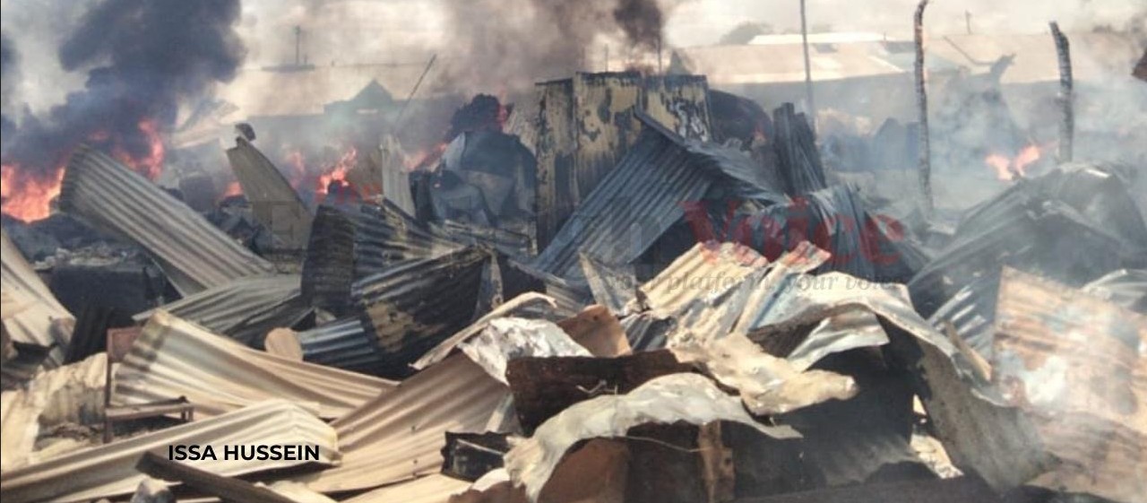 Traders count heavy losses as inferno ravages Garissa’s Hagadera refugee camp market