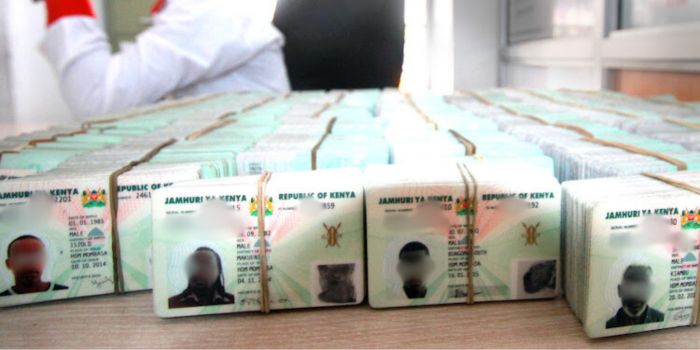 Kenyans to replace lost IDs for free as Government gazettes six-month waiver on fees charged
