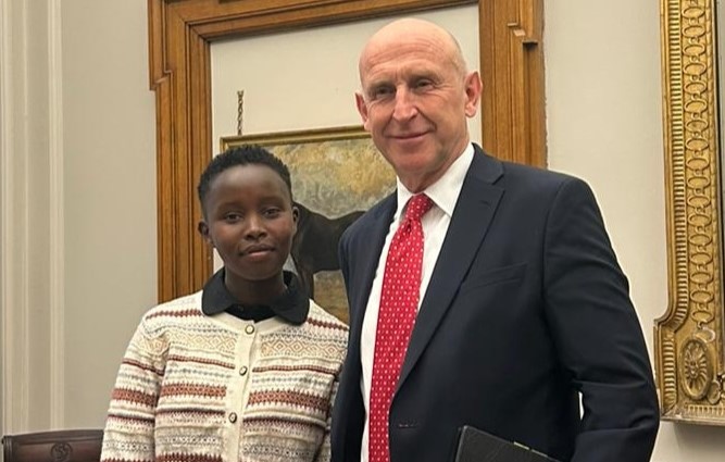 Defence Secretary Healey meets Agnes Wanjiru’s niece, reaffirms UK commitment to justice in murder case