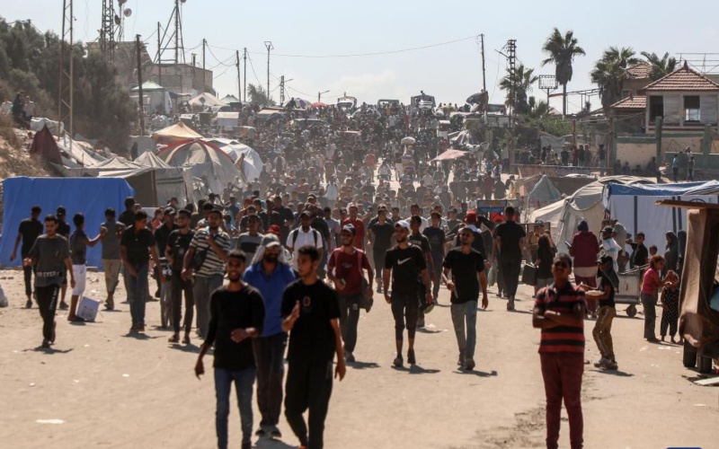 Thousands of displaced Palestinians begin returning to northern Gaza as ceasefire takes effect