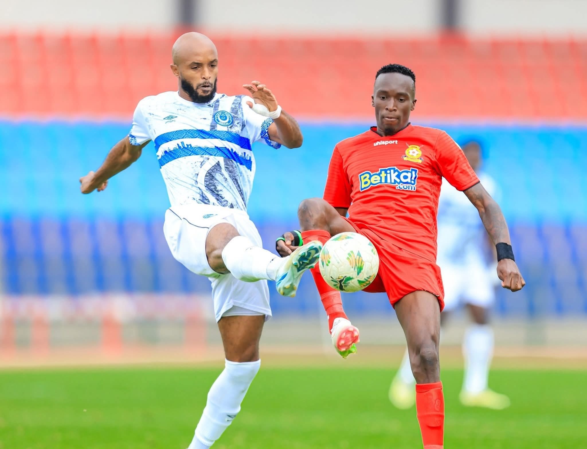 Kenya Police FC fall to Al Hilal in CAF Champions League first-leg clash at Ulinzi - Kenya Police FC and Al Hilal players in action today at Ulinzi Sports Complex. (Photo: Al Hilal)