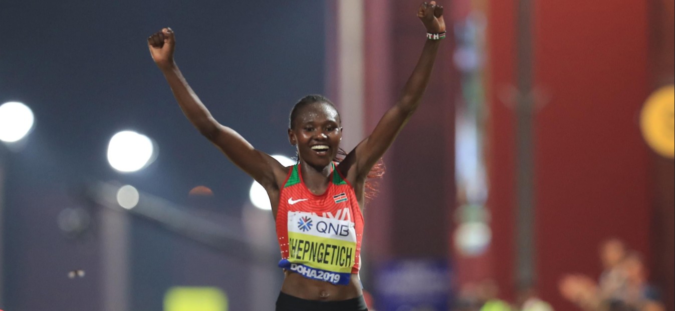World Marathon record holder Ruth Chepng’etich handed three-year ban for doping violation