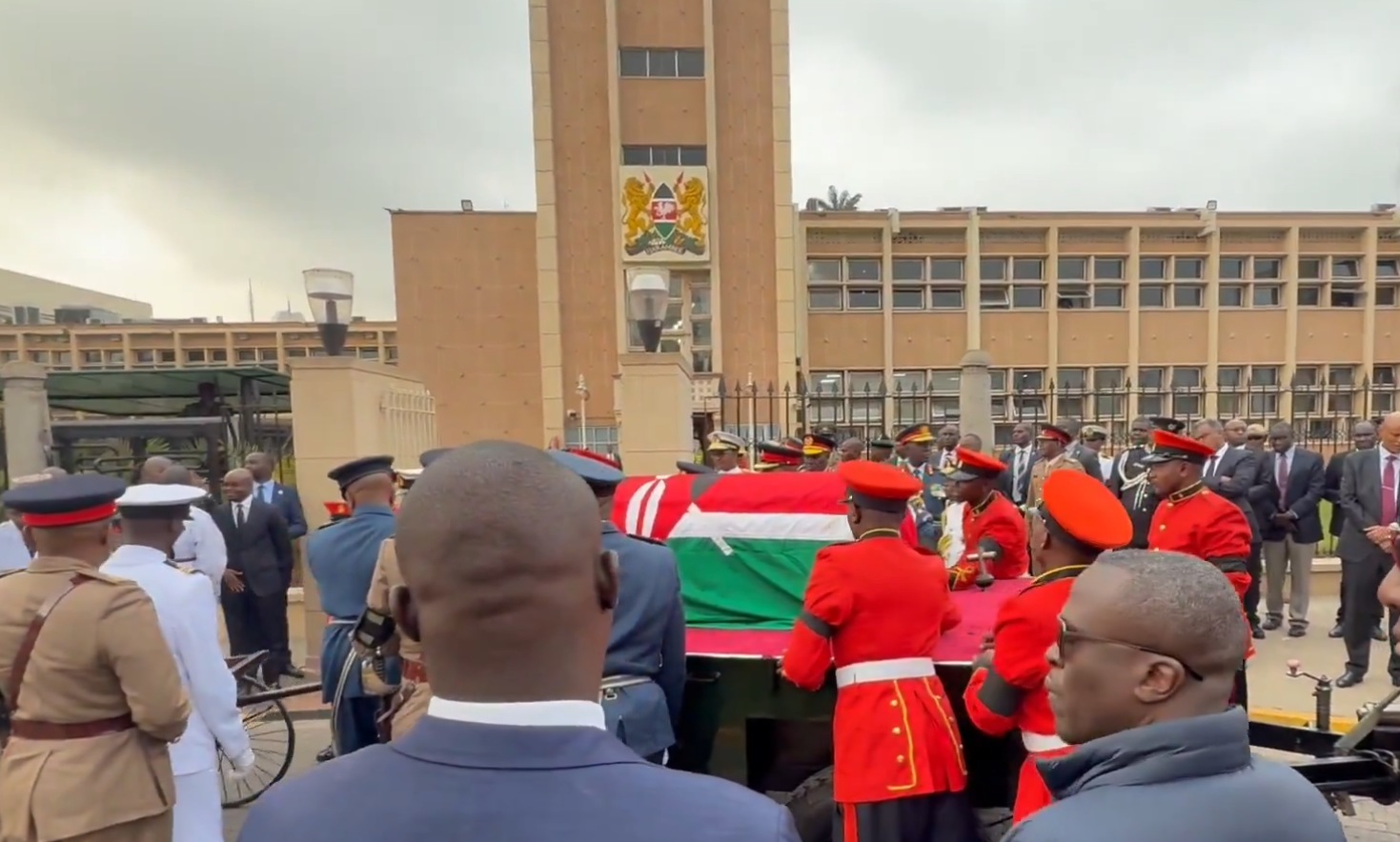 Raila’s body lies in state at Parliament ahead of State Funeral service