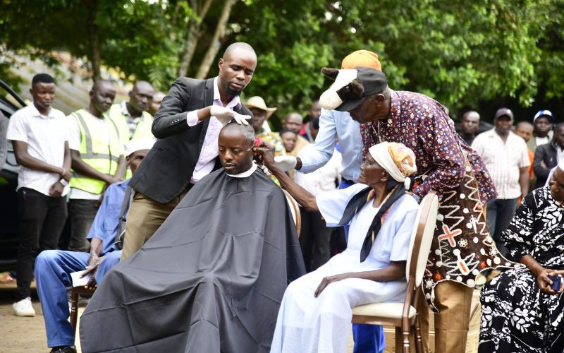 Symbolic shaving ceremony ushering Raila Jr into family leadership explained