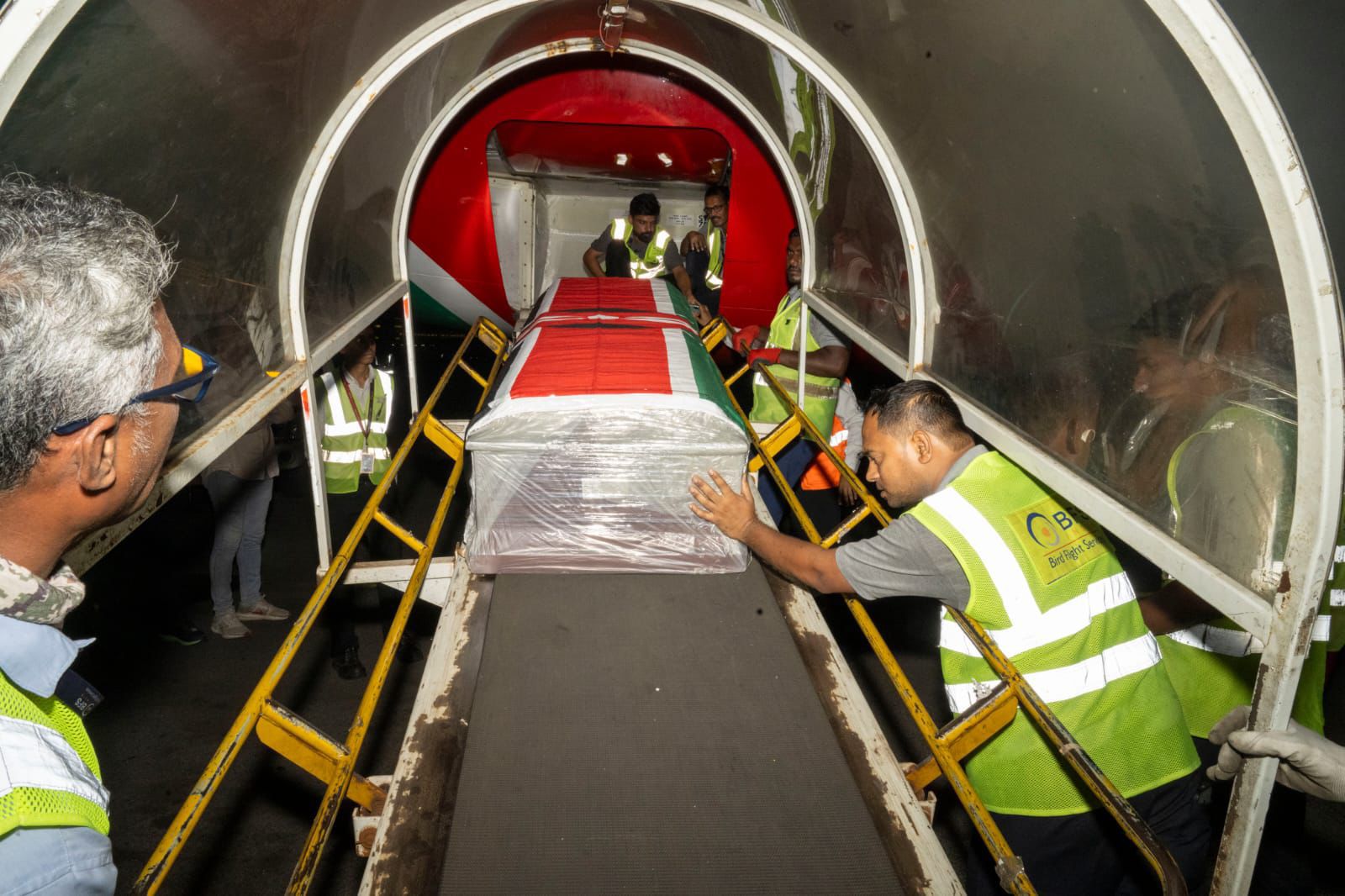 KQ flight carrying Raila Odinga's body touches down at JKIA