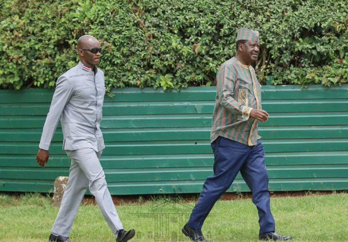 ‘Serving Jakom was a privilege and an education in leadership’ - Raila's bodyguard Maurice Ogeta